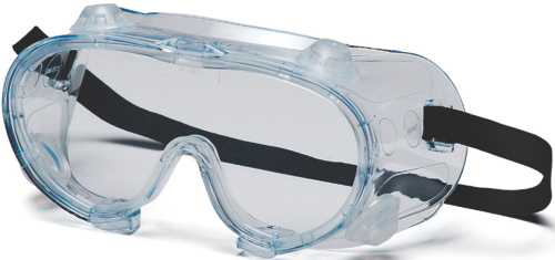 GOGGLES SAFETY ANTI-FOG LENS CHEMCIAL SPLASH CLEAR 5 DZ PR/CASE - Click Image to Close