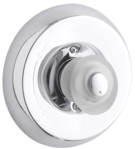 KOHLER CORALAIS® SINGLE ACRYLIC HANDLE VALVE TRIM, POLISHED CHRO KOHLER CORALAIS® SINGLE ACRYLIC HANDLE VALVE TRIM, POLISHED CHRO