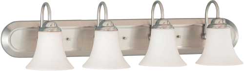 GLENWOOD 2 LIGHT 15 IN. FLUSH WITH SATIN WHITE GLASS - Click Image to Close