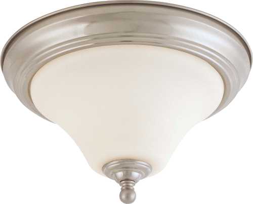 DUPONT 3 LIGHT 16 IN. CHANDELIER WITH SATIN WHITE GLASS - Click Image to Close