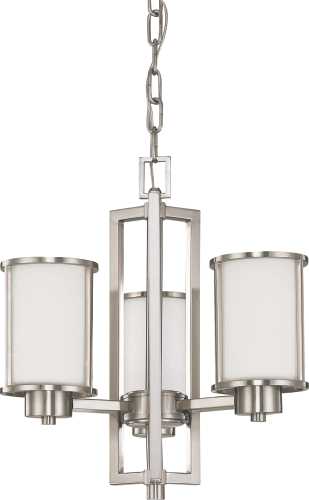 DUPONT 1 LIGHT VANITY WITH SATIN WHITE GLASS 13W GU24 LAMP INCLU