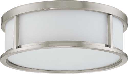 DUPONT 1 LIGHT 16 IN. HANGING DOME WITH SATIN WHITE GLASS 13W GU - Click Image to Close