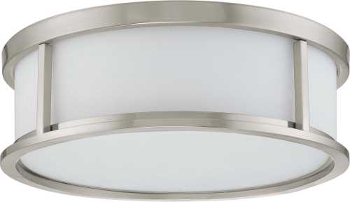GLENWOOD 1 LIGHT VANITY WITH SATIN WHITE GLASS, LAMP INCLUDED - Click Image to Close