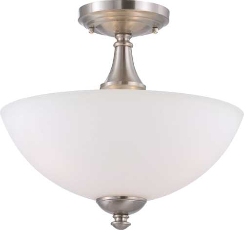 JET 7 LIGHT 30 IN. CHANDELIER WITH SATIN WHITE GLASS, SEVEN 13W