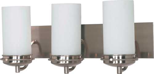 PATTON ES 3 LIGHT PENDANT WITH FROSTED GLASS, THREE 13W GU24 LAM - Click Image to Close