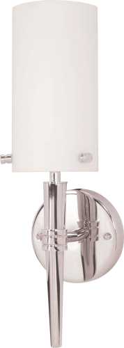 PATTON 1 LIGHT VANITY FIXTURE WITH FROSTED GLASS