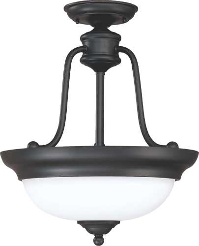 PATTON 5 LIGHT CHANDELIER WITH FROSTED GLASS, ARMS UP - Click Image to Close