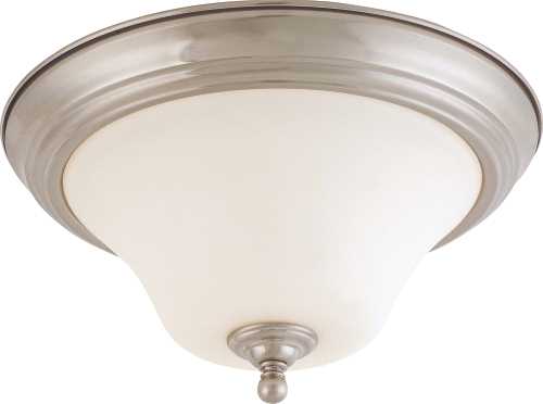 POLARIS 3 LIGHT 23 IN. PENDANT WITH SATIN FROSTED GLASS SHADES - Click Image to Close