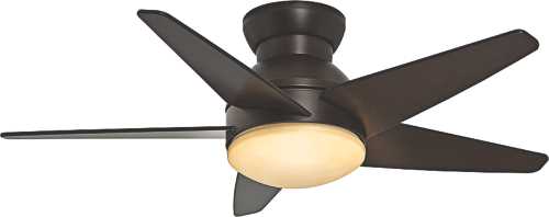 CASABLANCA FAN, ISOTOPE 44 IN., 5 BLADE BRUSHED COCOA CEILING F - Click Image to Close
