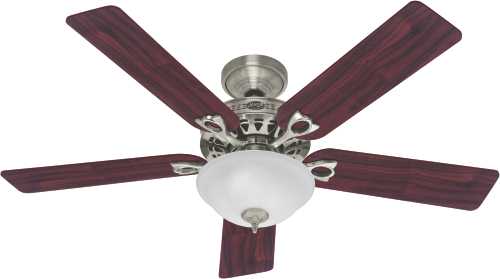 HUNTER FAN,THE ASTORIA™ 52 IN., 5 BLADE BRUSHED NICKEL LARGE ROO