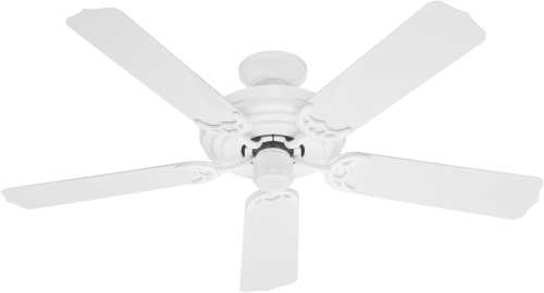 HUNTER FAN, SEA AIR 52 IN., 5 BLADE WHITE DAMP/OUTDOOR RATED CE