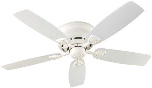 HUNTER FAN, SEA WIND 48 IN., 5 BLADE WHITE DAMP/OUTDOOR CEILING - Click Image to Close