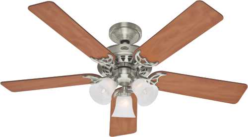 HUNTER FAN, ARCHITECT SERIES PLUS 52 IN., 5 BLADE BRUSHED NICKEL - Click Image to Close