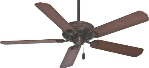 CASABLANCA, AINSWORTH 60 IN., 5 BLADE BRUSHED COCOA TRADITIONAL - Click Image to Close