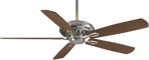 CASABLANCA, HOLLISTON 60 IN., 5 BLADE BRUSHED NICKEL LIGHTED CE - Click Image to Close