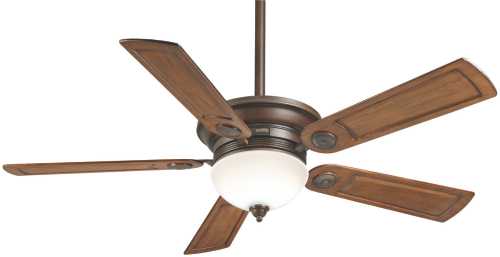 CASABLANCA, WHITMAN 54 IN., 5 BLADE BRUSHED COCOA LIGHTED CEILI - Click Image to Close