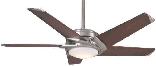 CASABLANCA, STEALTH DC 54 IN., 4 BLADE BRUSHED NICKEL LIGHTED C - Click Image to Close