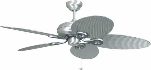 PELICAN BAY 52 IN. OUTDOOR CEILING FAN, ALUMINUM WITH ALUMINUM F - Click Image to Close