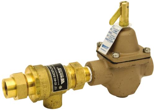 BACKFLOW PREVENTER AND HOT WATER BOILER FILL VALVE 1/2 IN IPS - Click Image to Close