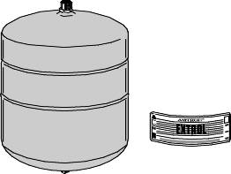 HYDRONIC EXPANSION TANK, 2.1 GALLON, 1/2 IN IPS - Click Image to Close
