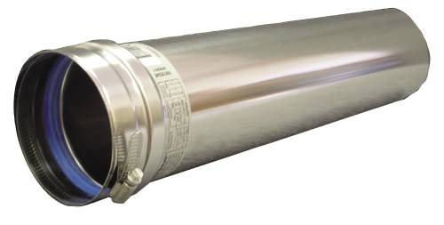VENT PIPE STAINLESS STEEL CAT III 4 IN X 12 IN - Click Image to Close