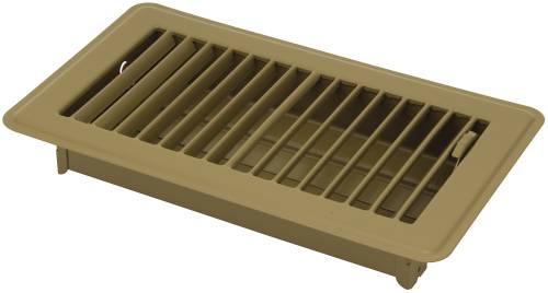 FLOOR REGISTER 10 IN. X 6 IN. BROWN - Click Image to Close