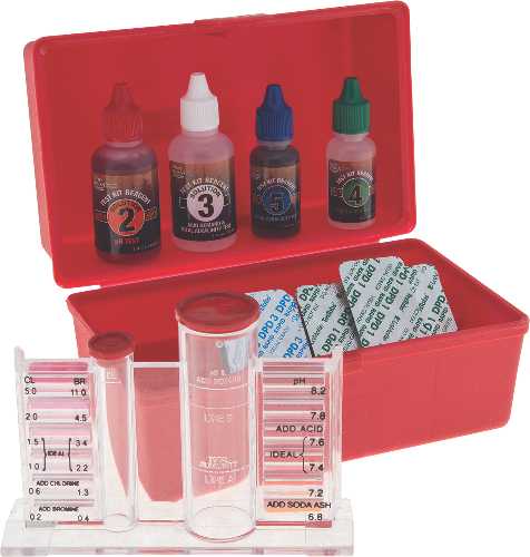 DPD TEST KIT 4 WAY CHLORINE AND BROMINE - Click Image to Close