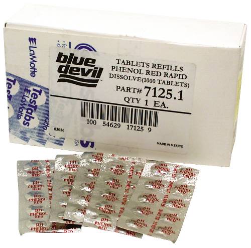 PHENOL RED TABLETS (10) - Click Image to Close