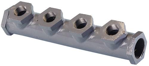 TRAC PIPE 3/4 IN. X 1/2 IN. POLY COATED MANIFOLD 4 PORT