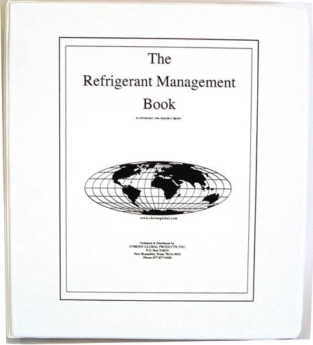 REFRIGERANT MANAGEMENT BOOK EPA - Click Image to Close