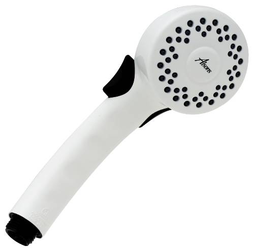 DELTA FULL SPRAY HANDHELD SHOWER HEAD WITH PUSH BUTTON VOLUME CO - Click Image to Close
