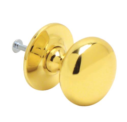 CABINET KNOB AND BACKPLATE 1-1/4 IN.