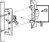 PATIO DOOR LOCK AND HANDLE ALUMINUM WITH KEY LOCK - Click Image to Close