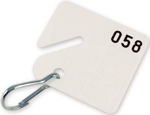 NUMBERED KEY TAGS #1 THRU 20 - Click Image to Close