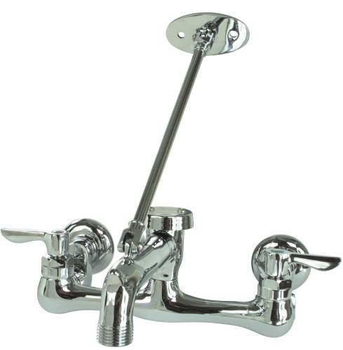 AMERICAN STANDARD SERVICE SINK FAUCET WITH TOP BRACE AND STOPS - Click Image to Close