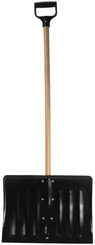 SHOVEL STEEL WOOD HANDLE SNOW - Click Image to Close