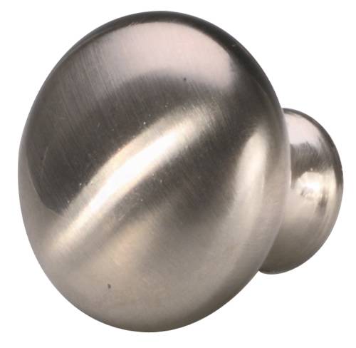 CABINET KNOB 1-1/8 IN. BRUSHED NICKEL - Click Image to Close