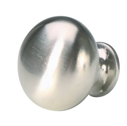 CABINET KNOB 1-1/4 IN. BRUSHED NICKEL - Click Image to Close
