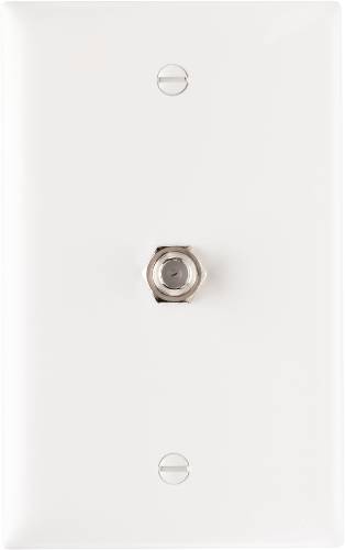 COAX WALL PLATE ALMOND - Click Image to Close
