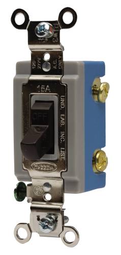 SWITCH INDUSTRIAL GRADE 1 POLE 15 AMP 120/277 VOLT GRAY - Click Image to Close