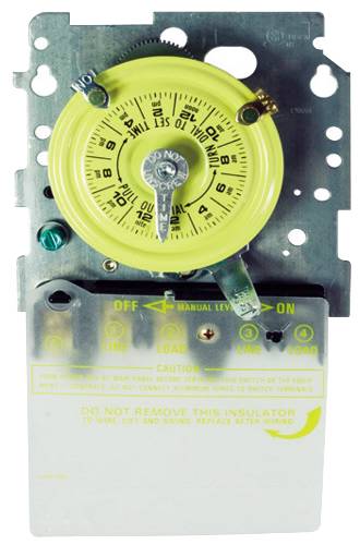 24 HR MECHANICAL TIME SWITCH MECHANISM ONLY SPST 120 VOLT - Click Image to Close