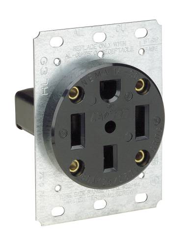 RANGE RECEPTACLE 50 AMP FLUSH MOUNT RANGE RECEPTACLE 50 AMP FLUSH MOUNT