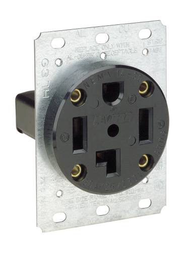 DRYER RECEPTACLE 30 AMPS FLUSH MOUNT - Click Image to Close
