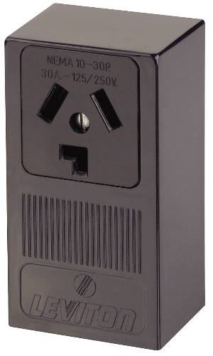 DRYER RECEPTACLE INDUSTRIAL GRADE 30 AMPS - Click Image to Close