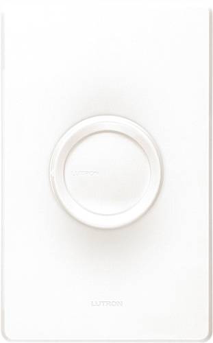 LUTRON ROTARY 1P FULLY VAR FAN CONTROL WHITE - Click Image to Close