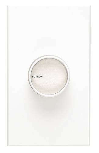 LUTRON CENTURION 1P SMALL ROTARY DIMMER 600W WHITE - Click Image to Close