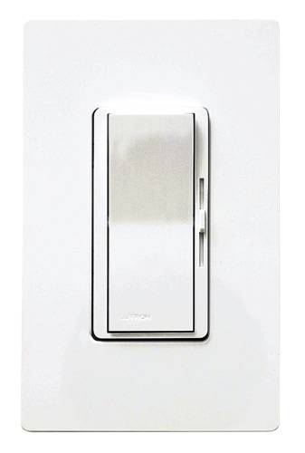 LUTRON DIVA 3-WAY PRESET DIMMER MAG LV 450W WHITE - Click Image to Close