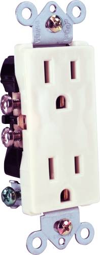 RECEPTACLE 15 AMPS IVORY