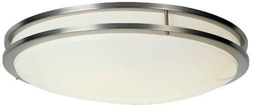 FLUSH MOUNT CEILING FIXTURE WITH ONE 32 WATT AND ONE 40 WATT CIR - Click Image to Close