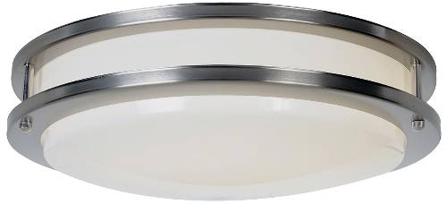 FLUSH MOUNT CEILING FIXTURE WITH ONE 22 WATT CIRCLINE TYPE FLUOR - Click Image to Close